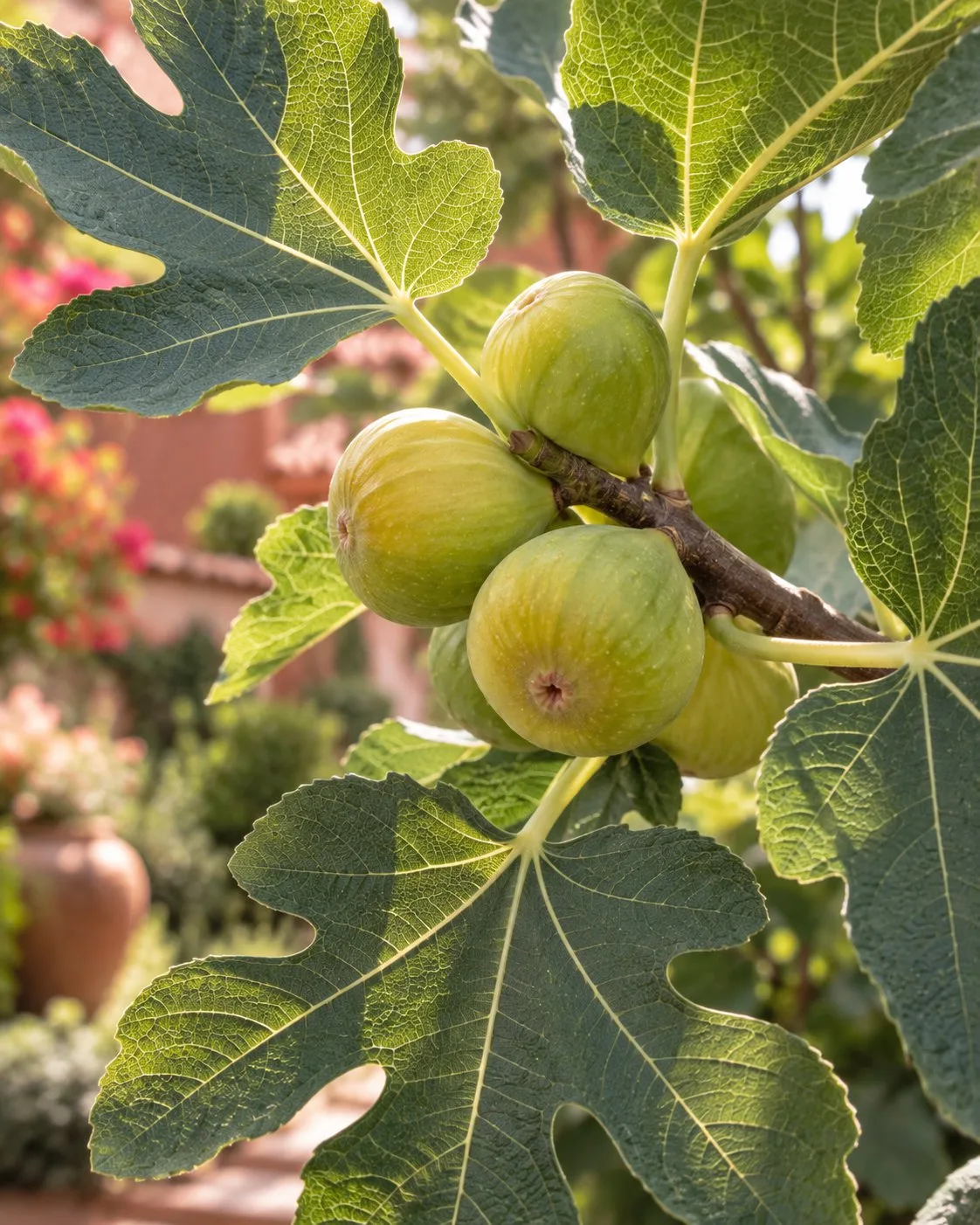 Kadota figs, green skinned